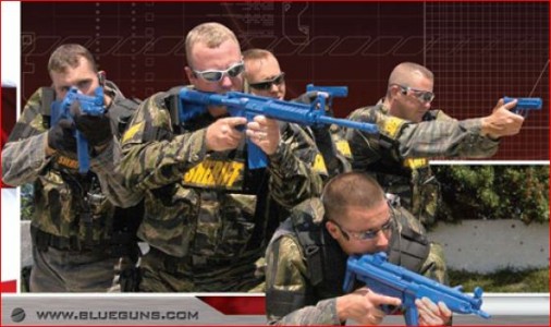 Blueguns Alternativa para entrenamiento. El sistema Blueguns