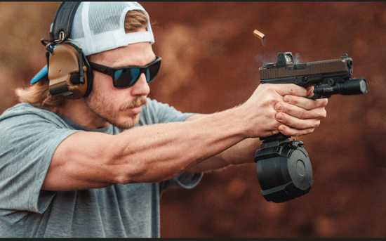 Cargador ampliado 50 balas para pistola GLOCK